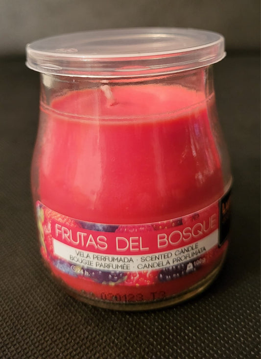 Pack 12 velas perfumadas (frutas del bosque)